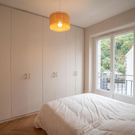 Ferienwohnung T2 Plein Sud - Parking - Balcon Vue Odet - Renove Par Un Architecte Quimper Exterior foto